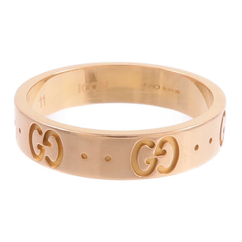 GUCCI 18K玫瑰金Gucci Icon Ring戒指-1