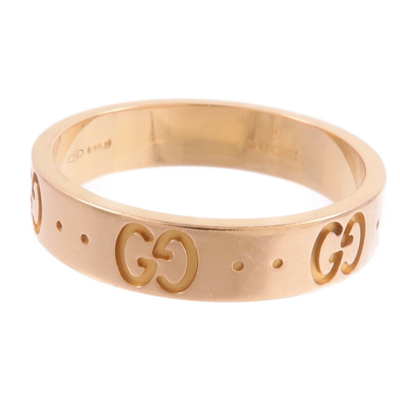 GUCCI 18K玫瑰金Gucci Icon Ring戒指-3