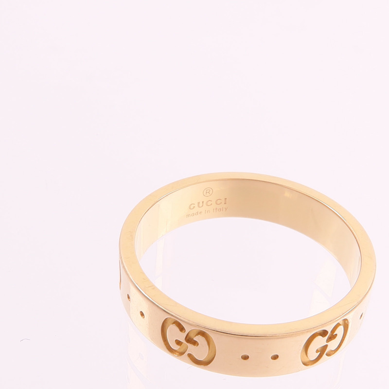 GUCCI 18K玫瑰金Gucci Icon Ring戒指-4