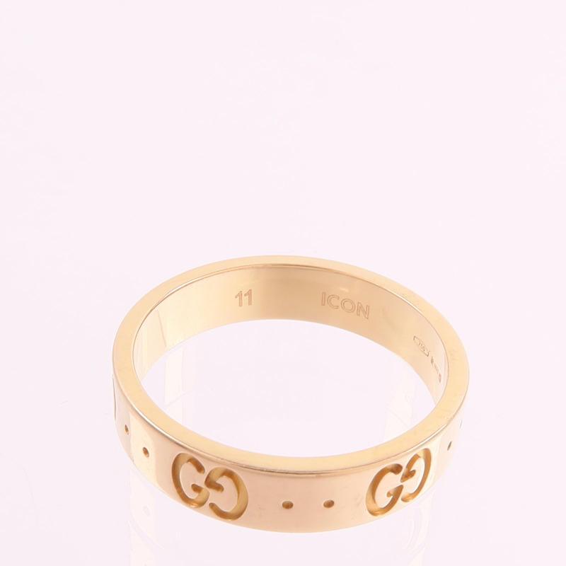 GUCCI 18K玫瑰金Gucci Icon Ring戒指-6