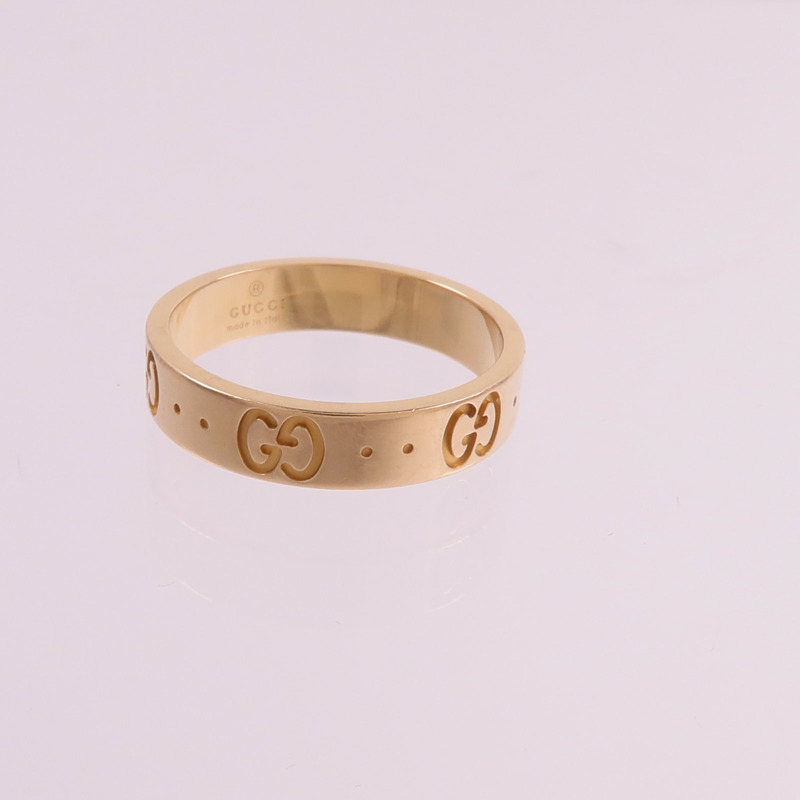 GUCCI 18K玫瑰金Gucci Icon Ring戒指-7
