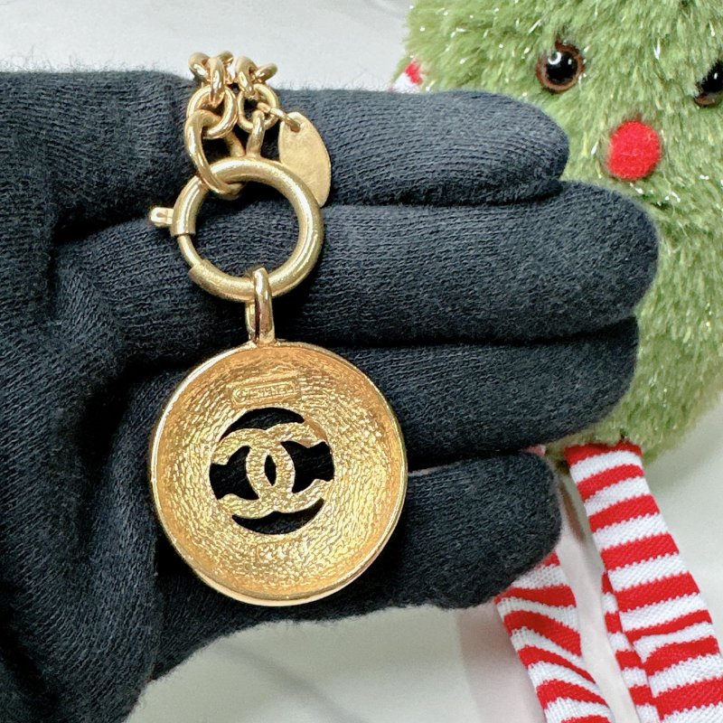CHANEL 金色老香項鍊-2