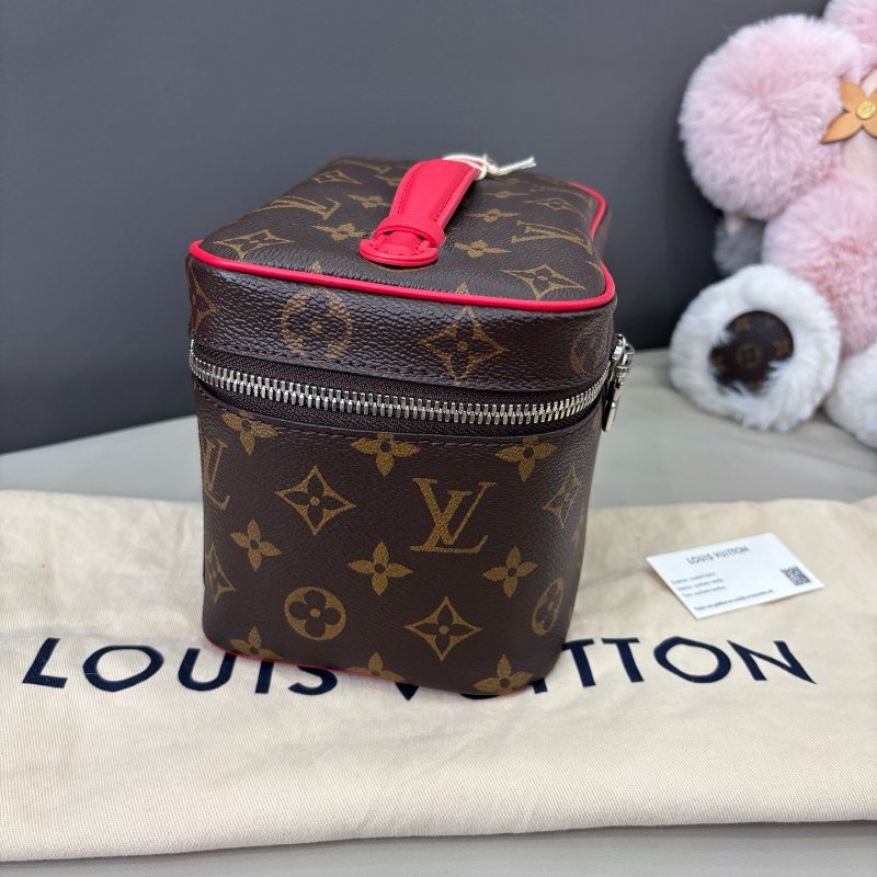 閒置新 路易威登/Louis Vuitton 老花nice化粧包 芯片款-2