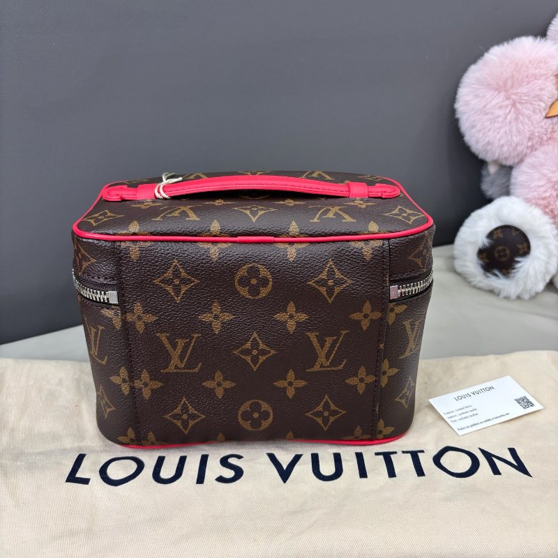 閒置新 路易威登/Louis Vuitton 老花nice化粧包 芯片款-7