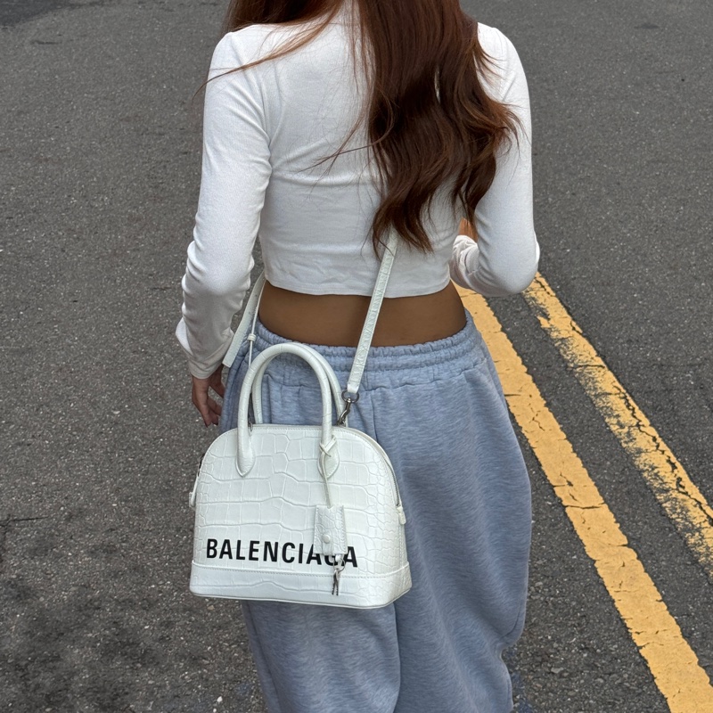 （稀有款🐊） Balenciaga 巴黎世家 鱷魚紋 斜背包【專櫃83,000】-2