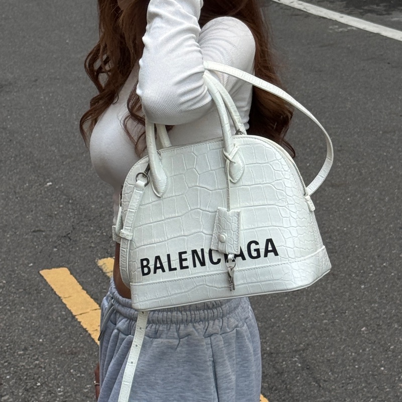 （稀有款🐊） Balenciaga 巴黎世家 鱷魚紋 斜背包【專櫃83,000】-29
