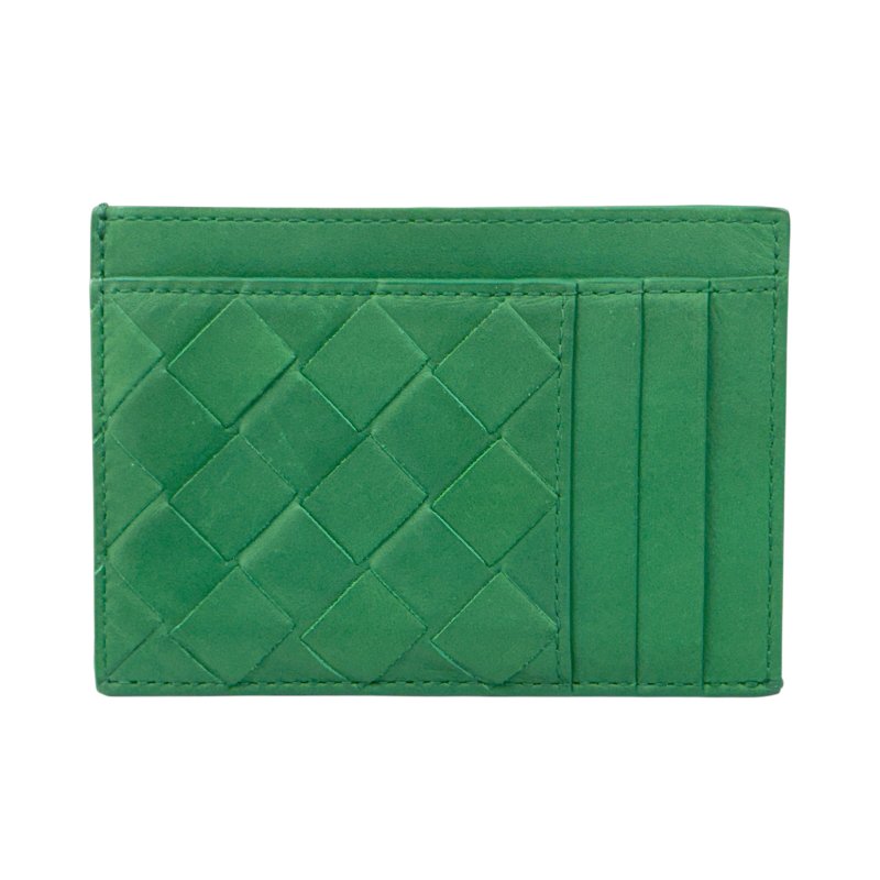BOTTEGA VENETA 織皮 拉鏈卡包-0