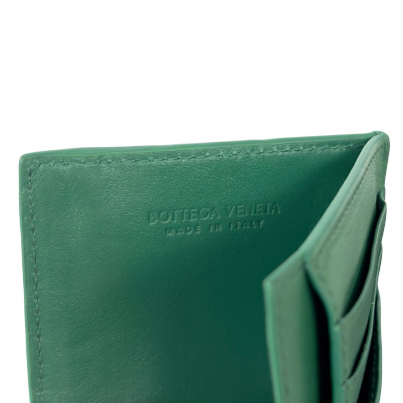 BOTTEGA VENETA 織皮 拉鏈卡包-14