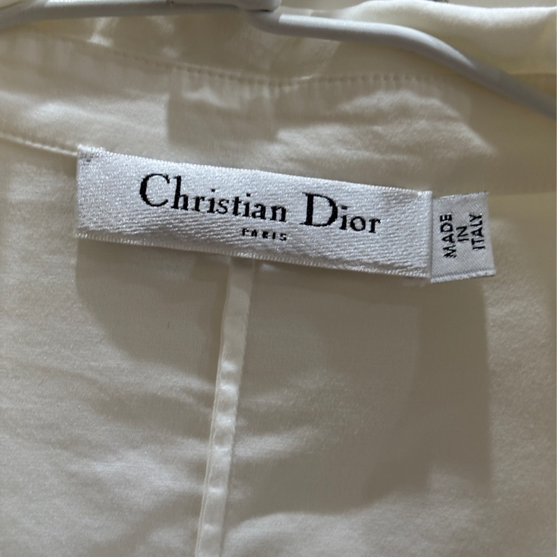 Dior白色百搭襯衫-8