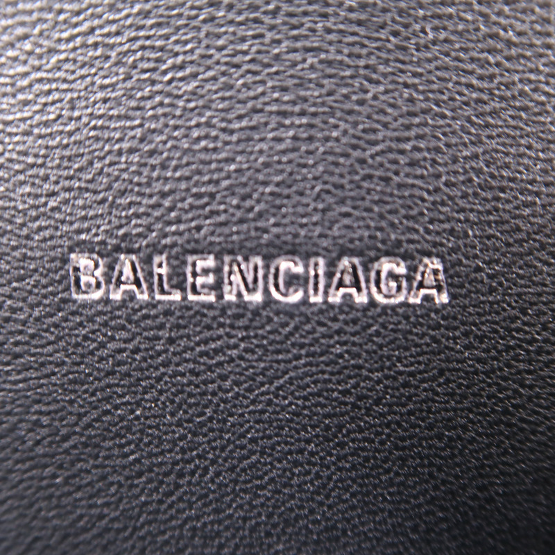 BALENCIAGA 【激減優惠】牛皮皮革Hourglass Top Handle Xs銀扣手挽肩背兩用袋-5
