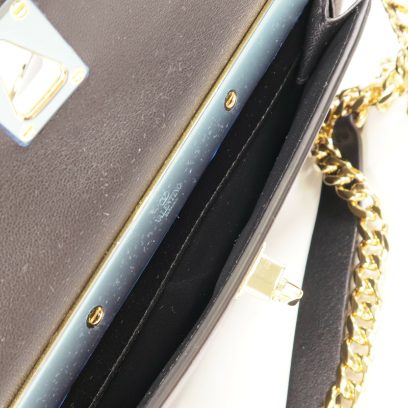 Valentino 【激減優惠】牛皮皮革VLogo Signature Bag金扣肩背袋-10