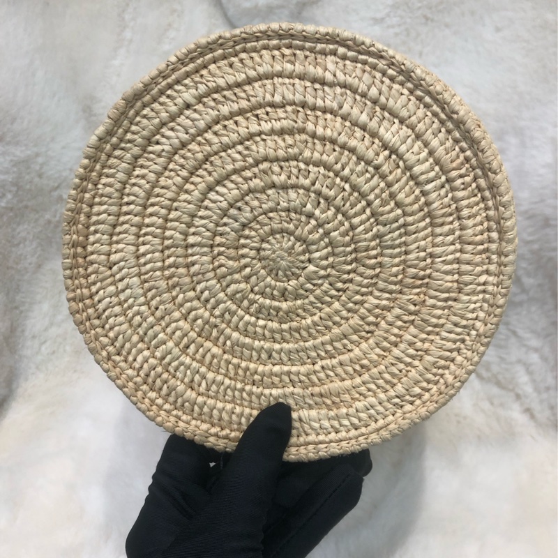 CELINE 拉菲草 編織Nano Bucket IA660-4