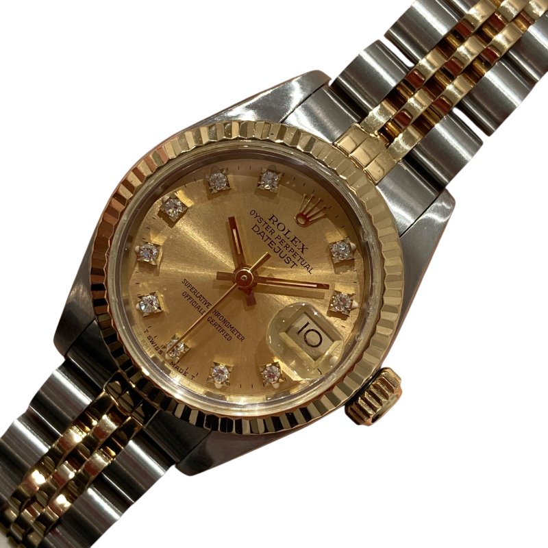 ROLEX 勞力士 DATE JUST26 69173G 自動機械錶-0