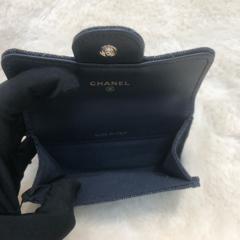 Chanel 牛仔卡包 芯片 XC375-7