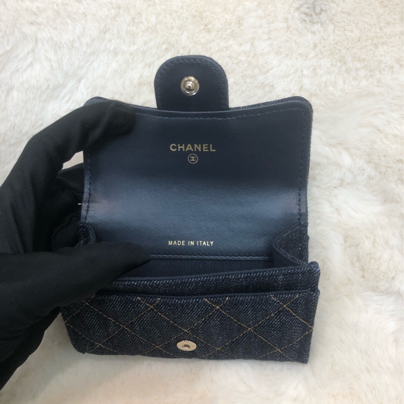 Chanel 牛仔卡包 芯片 XC375-8
