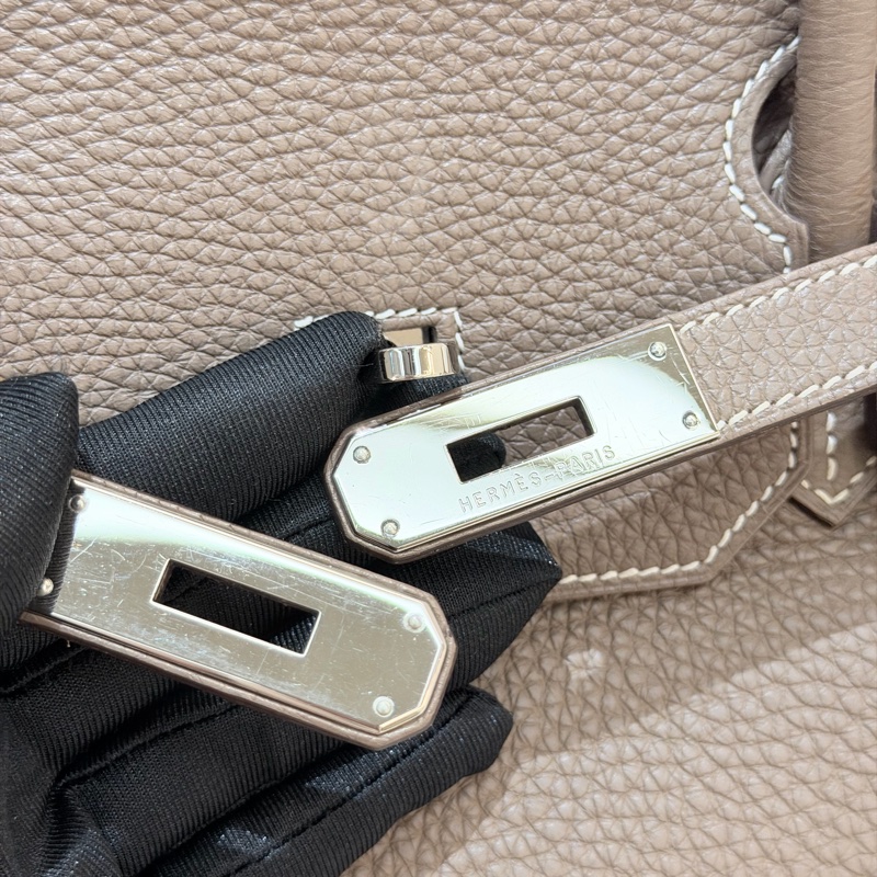 Hermes/ Birkin 40/ 大象灰 銀扣/ 框N-11