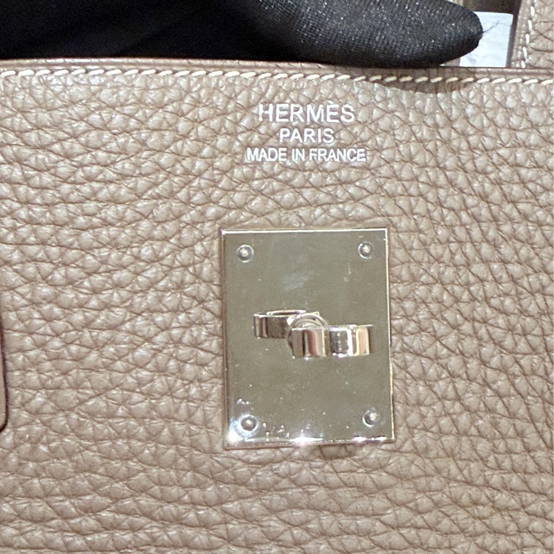 Hermes/ Birkin 40/ 大象灰 銀扣/ 框N-12