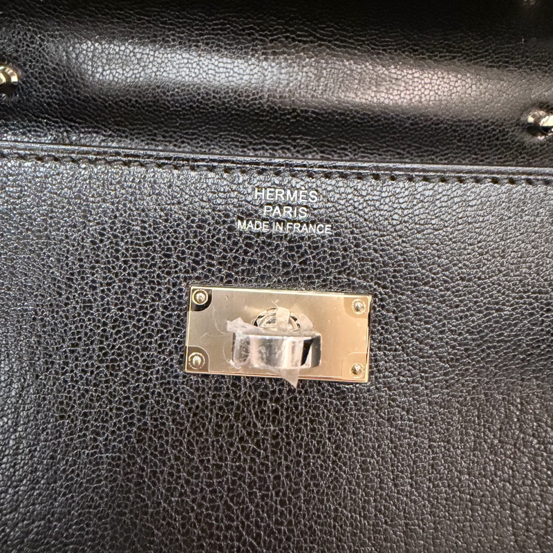 Hermes/ Kelly Togo 黑銀-10