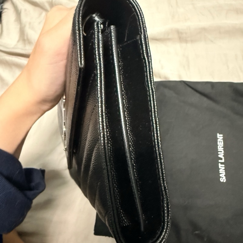 YSL大號woc 黑銀-2