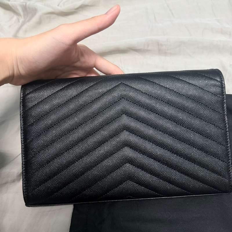 YSL大號woc 黑銀-7