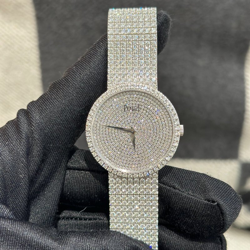 【收藏級】PIAGET 伯爵 Altiplano 系列 G0A38021 全鑽 18K白金 頂級珠寶腕錶-0