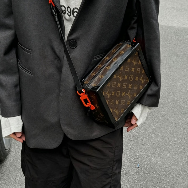 Louis Vuitton路易威登男士Soft Trunk老花軟盒子🌞-6