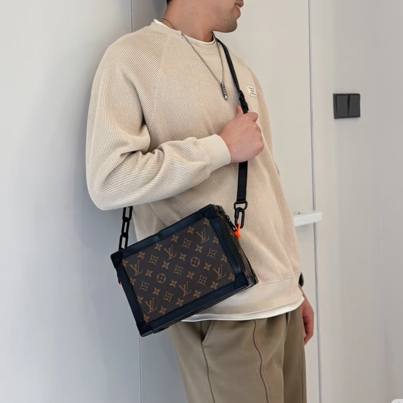 Louis Vuitton路易威登男士Soft Trunk老花軟盒子🌞-7