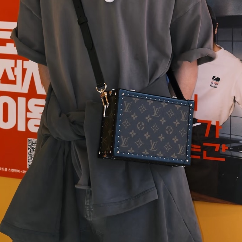 Louis Vuitton路易威登男士Soft Trunk老花軟盒子🌞-19