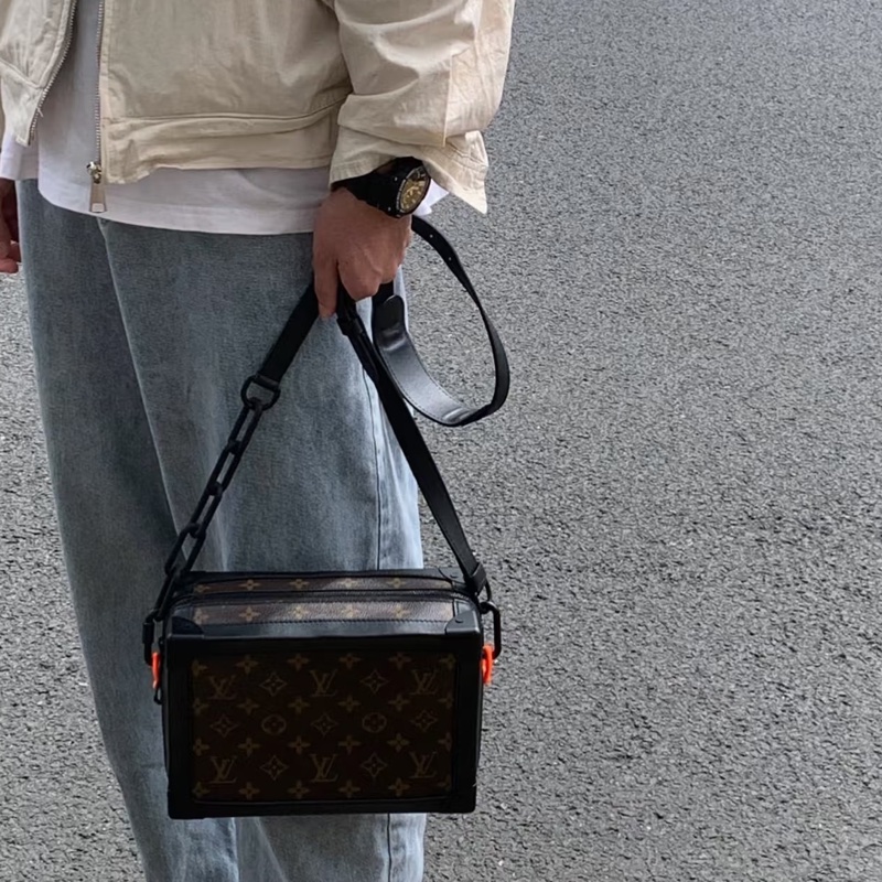 Louis Vuitton路易威登男士Soft Trunk老花軟盒子🌞-21