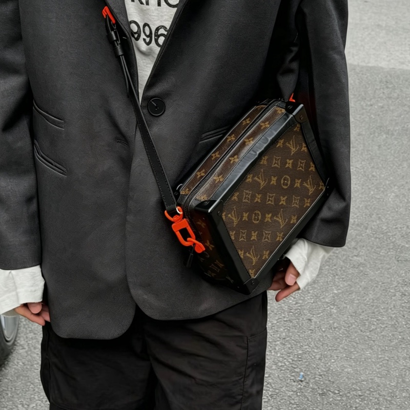 Louis Vuitton路易威登男士Soft Trunk老花軟盒子🌞-24