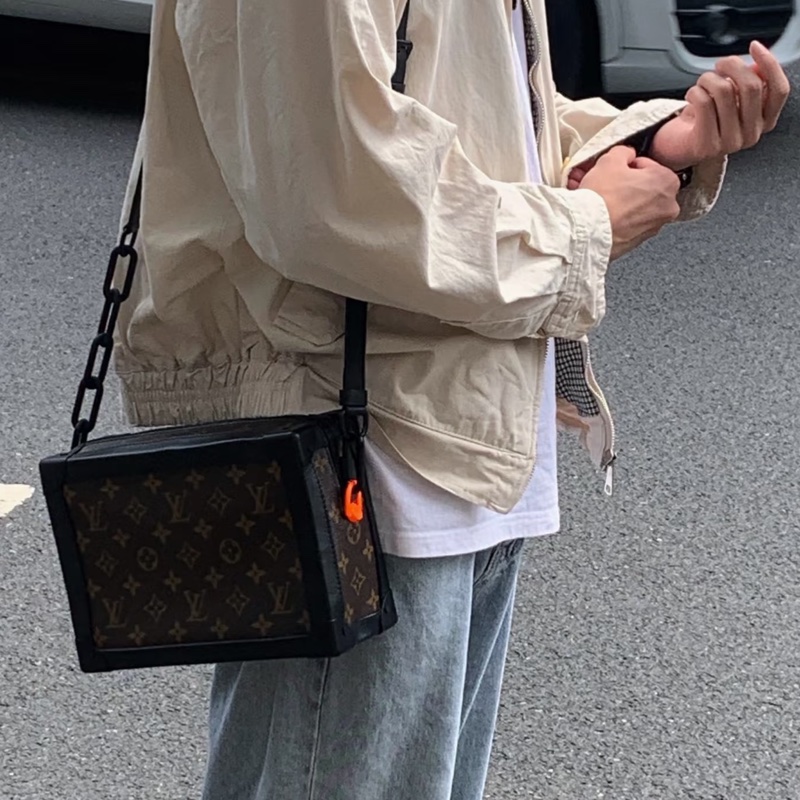 Louis Vuitton路易威登男士Soft Trunk老花軟盒子🌞-27