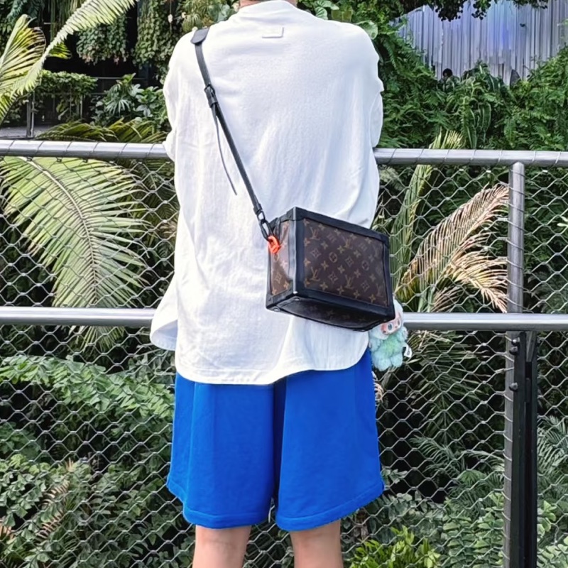 Louis Vuitton路易威登男士Soft Trunk老花軟盒子🌞-30