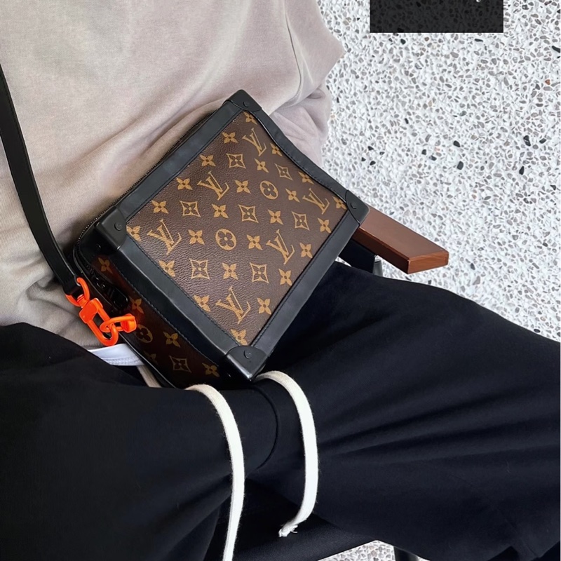 Louis Vuitton路易威登男士Soft Trunk老花軟盒子🌞-32