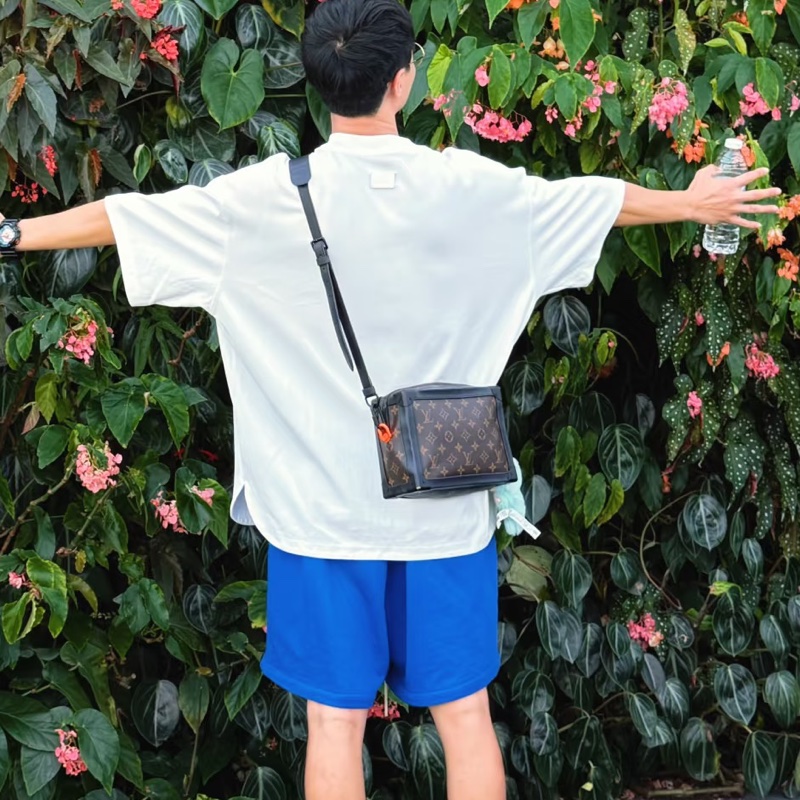Louis Vuitton路易威登男士Soft Trunk老花軟盒子🌞-34