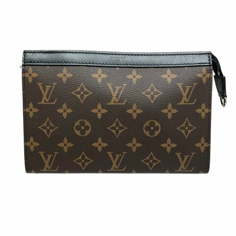LOUIS VUITTON 路易威登 M14036 MONOGRAM GASTON 可穿戴式錢包  PVC帆布 棕色 銀色金屬