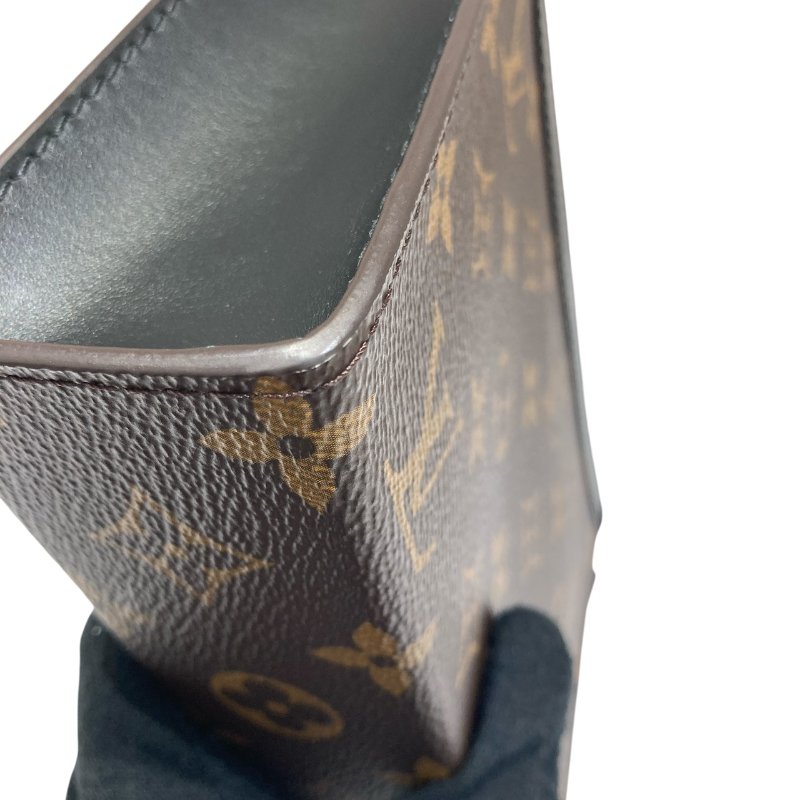 LOUIS VUITTON 路易威登 M14036 MONOGRAM GASTON 可穿戴式錢包  PVC帆布 棕色 銀色金屬-9