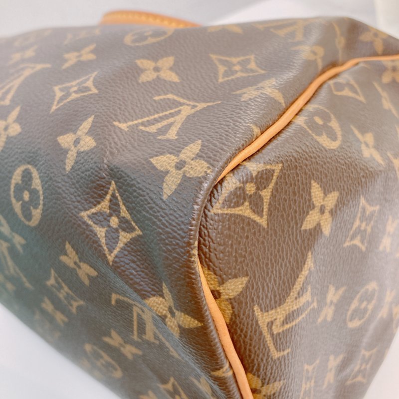 MS0715 Louis Vuitton 路易威登 枕頭包 旅行包 帆布塗層 經典老花 金扣 Speedy 30 Canvas Monogram x GHW-7