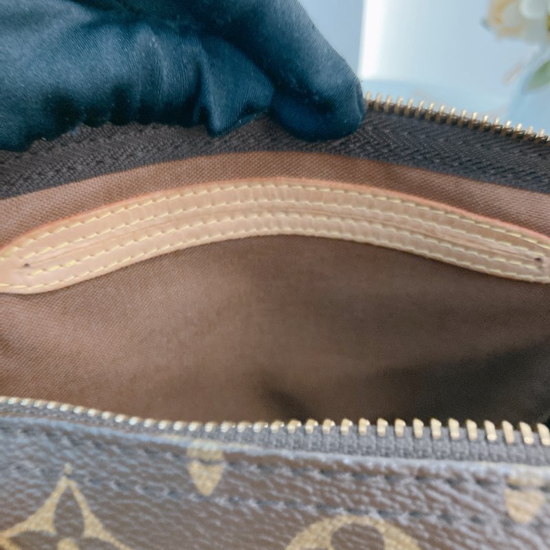 MS0715 Louis Vuitton 路易威登 枕頭包 旅行包 帆布塗層 經典老花 金扣 Speedy 30 Canvas Monogram x GHW-11