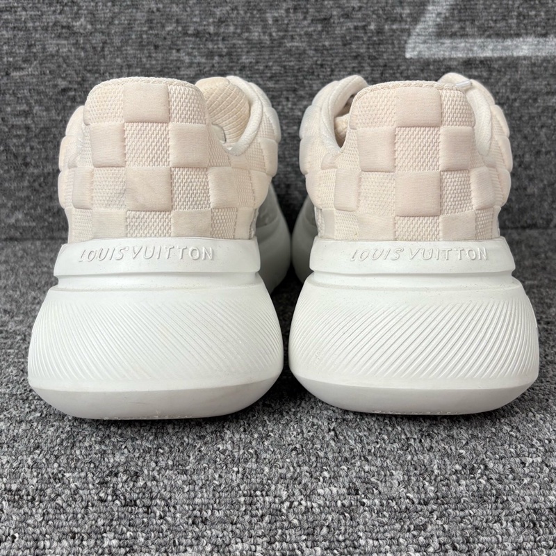 Louis Vuitton 路易威登 白色網面老花運動鞋@42碼 🧡-4