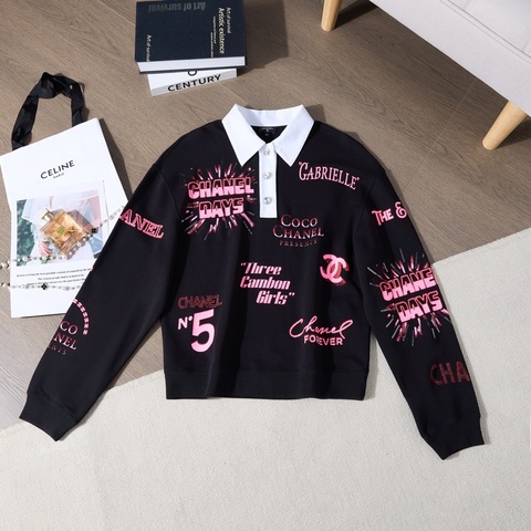 CHANEL 2021春夏塗鴉Polo領衛衣