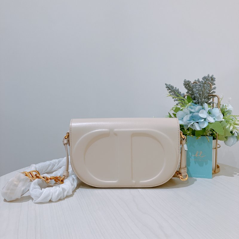 TK2041 Christian Dior 迪奧CD字翻蓋式鍊帶包包 CD Signature Flap Crossbody Bag Calfskin-0