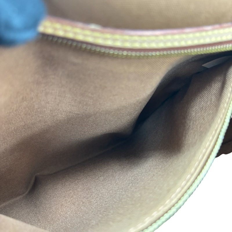棕色 原花帆布 Abbesses 肩背包【LOUIS VUITTON LV 路易威登】 M45257-6