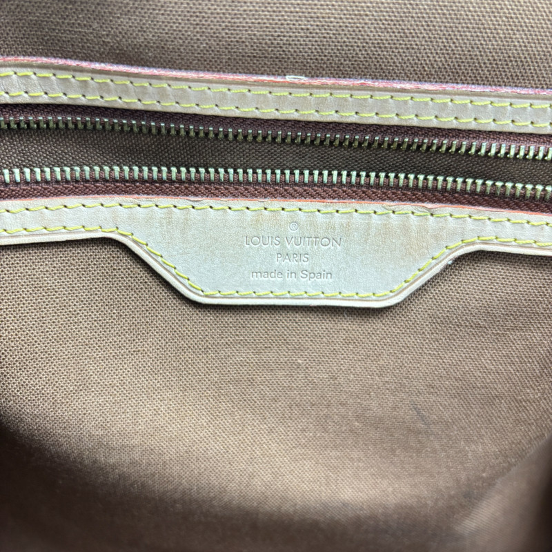 棕色 原花帆布 Abbesses 肩背包【LOUIS VUITTON LV 路易威登】 M45257-9