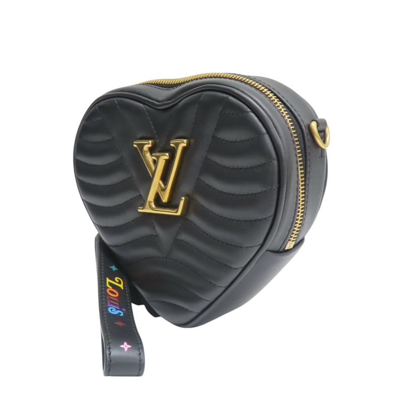 黑色 牛皮 New Wave Heart 肩背包 M52796【LOUIS VUITTON LV 路易威登】 M52796-2