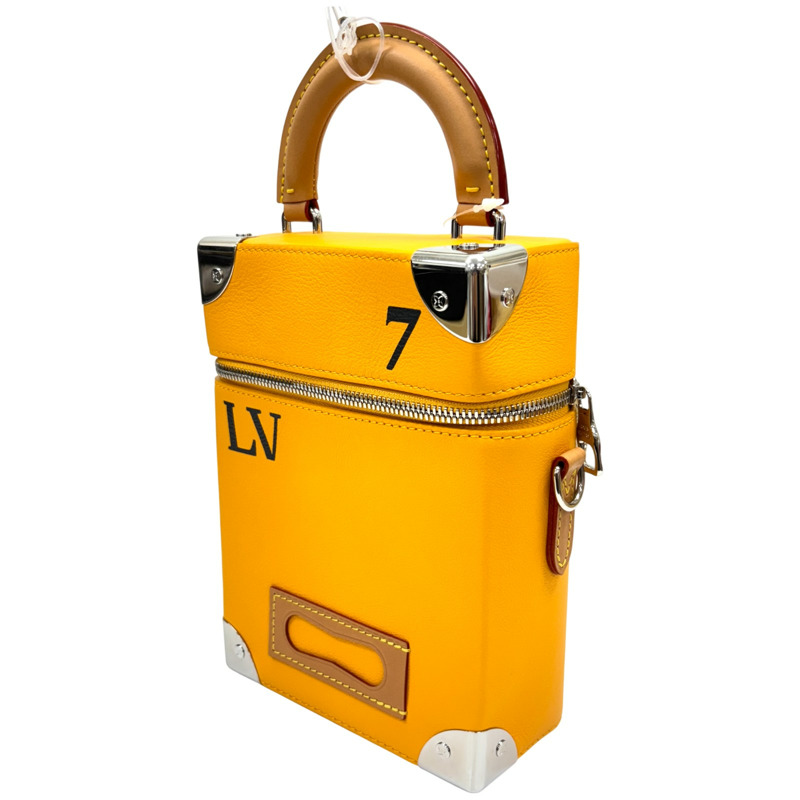黃色 牛皮 Vertical Box Trunk 直式 兩用包 【LOUIS VUITTON LV 路易威登】M59666 M59666-1