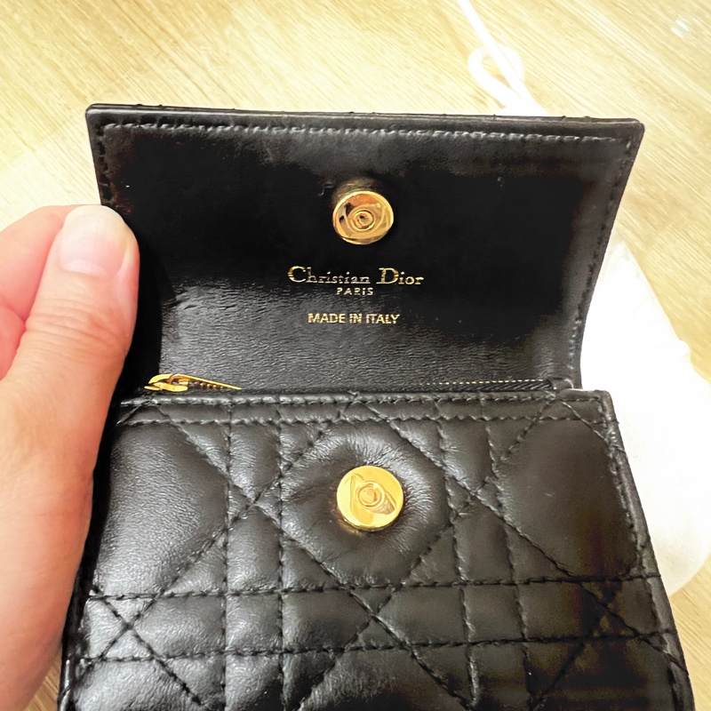 Dior Jolie Glycine 黑色錢包-9