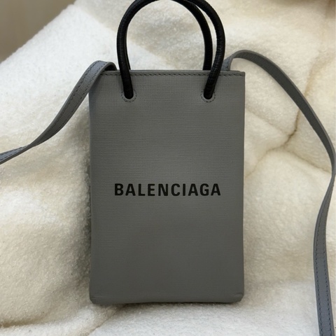 balenciaga 手機包灰色