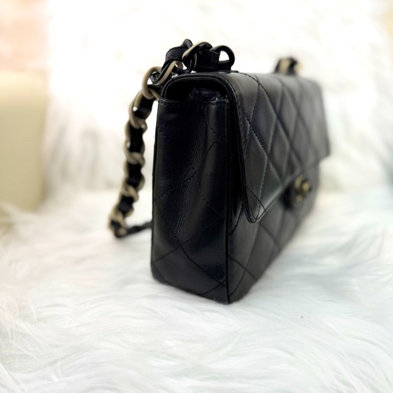 Chanel CF25 中古 拼色亞克力鏈條包-3