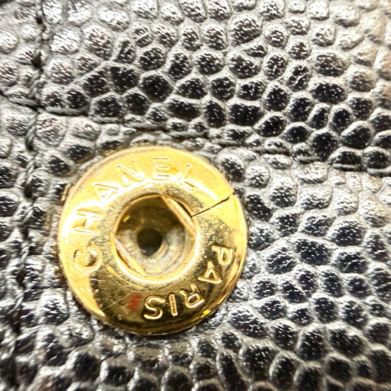 CHANEL黑金荔枝皮JUMBO COCO30cm/A58600-20