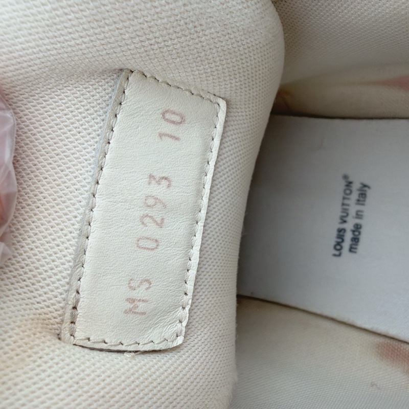 LV/路易威登Trainer 皮革 男款 棕灰色鞋墊後配 44碼-6